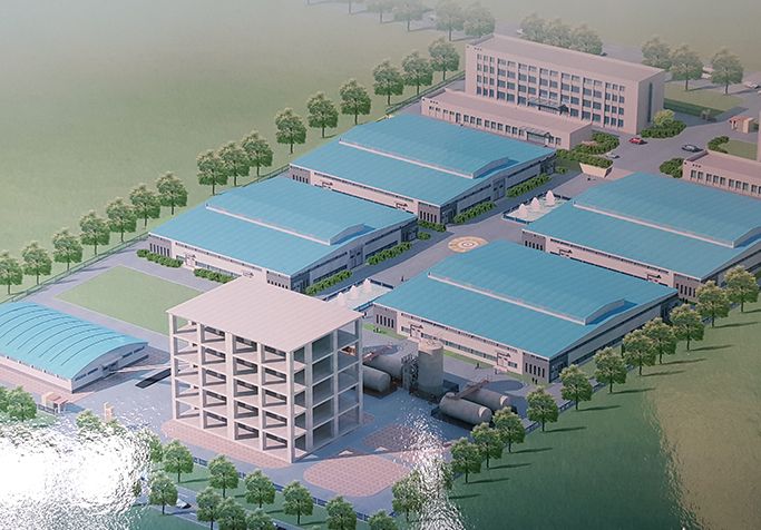 內蒙古修齊玻璃棉制品有限公司年產22000噸高性能超細纖維玻璃棉廠區建造工程.