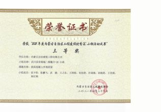 提高混凝土外觀質量--QC小組三等獎